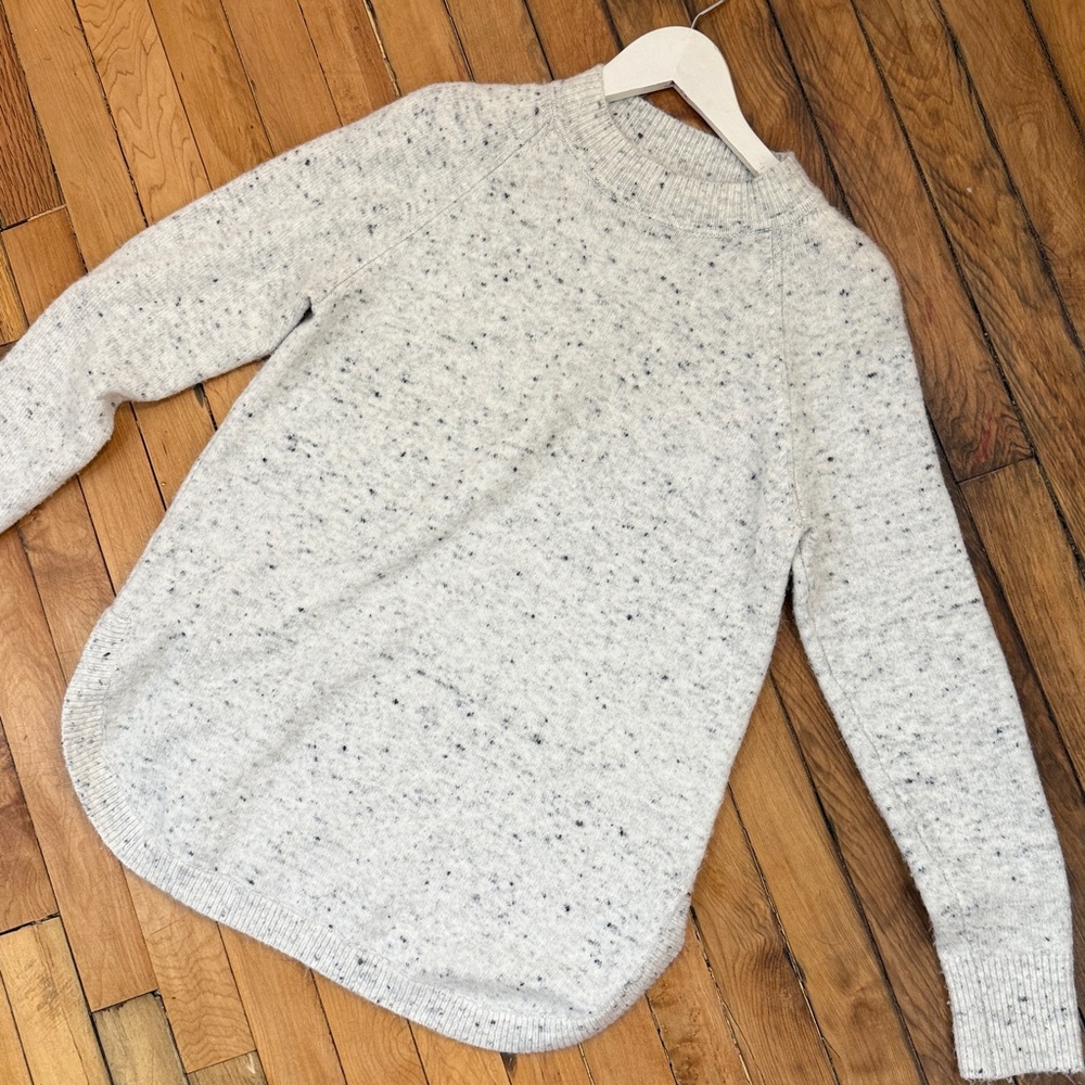 LOFT Light Gray Knit Sweater